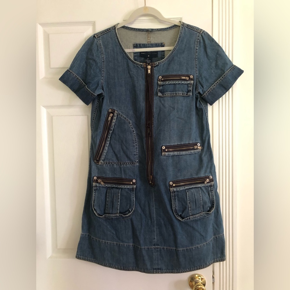 Marc by Marc Jacobs Denim Shift Dress Sz M